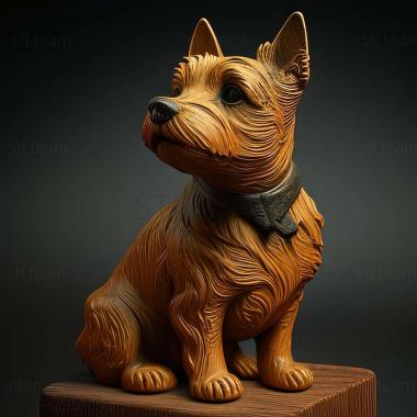 3D model Teddy is a Roosevelt Terrier dog (STL)